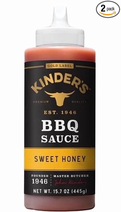 Kinder's Marinades, BBQ, Dipping & Wing Sauces - 2 bottles (Sweet Honey 15.7oz)